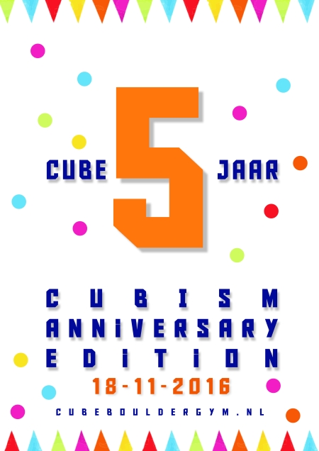 2016 CUBE 5 JAAR Cubism  poster m v2.0